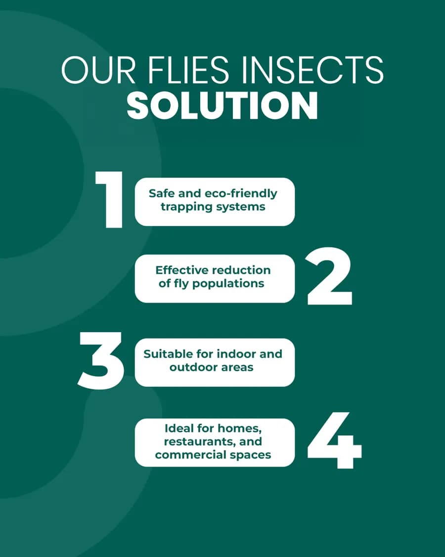 GreenLab designed post listing fly insect solution benefits.